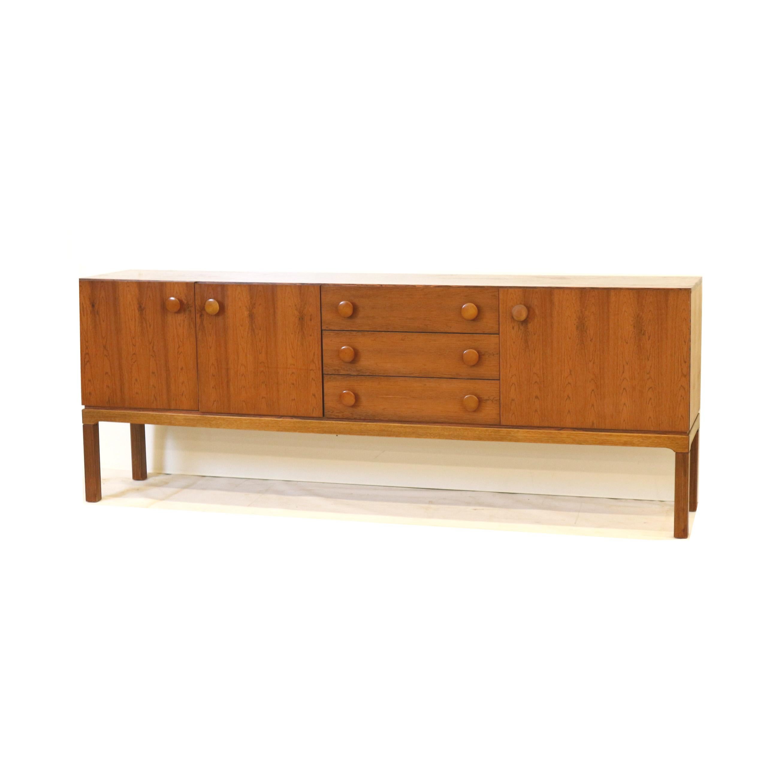 Buffet vintage en bois de rose de Palette Möbel fabriqué dans les années 60 en vente 1