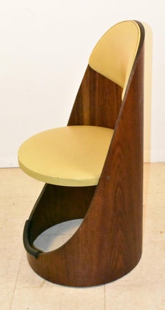 Vintage Mid 20th Century Rosewood Tub Chair