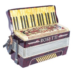 Used Rossetti red pearl finish accordion