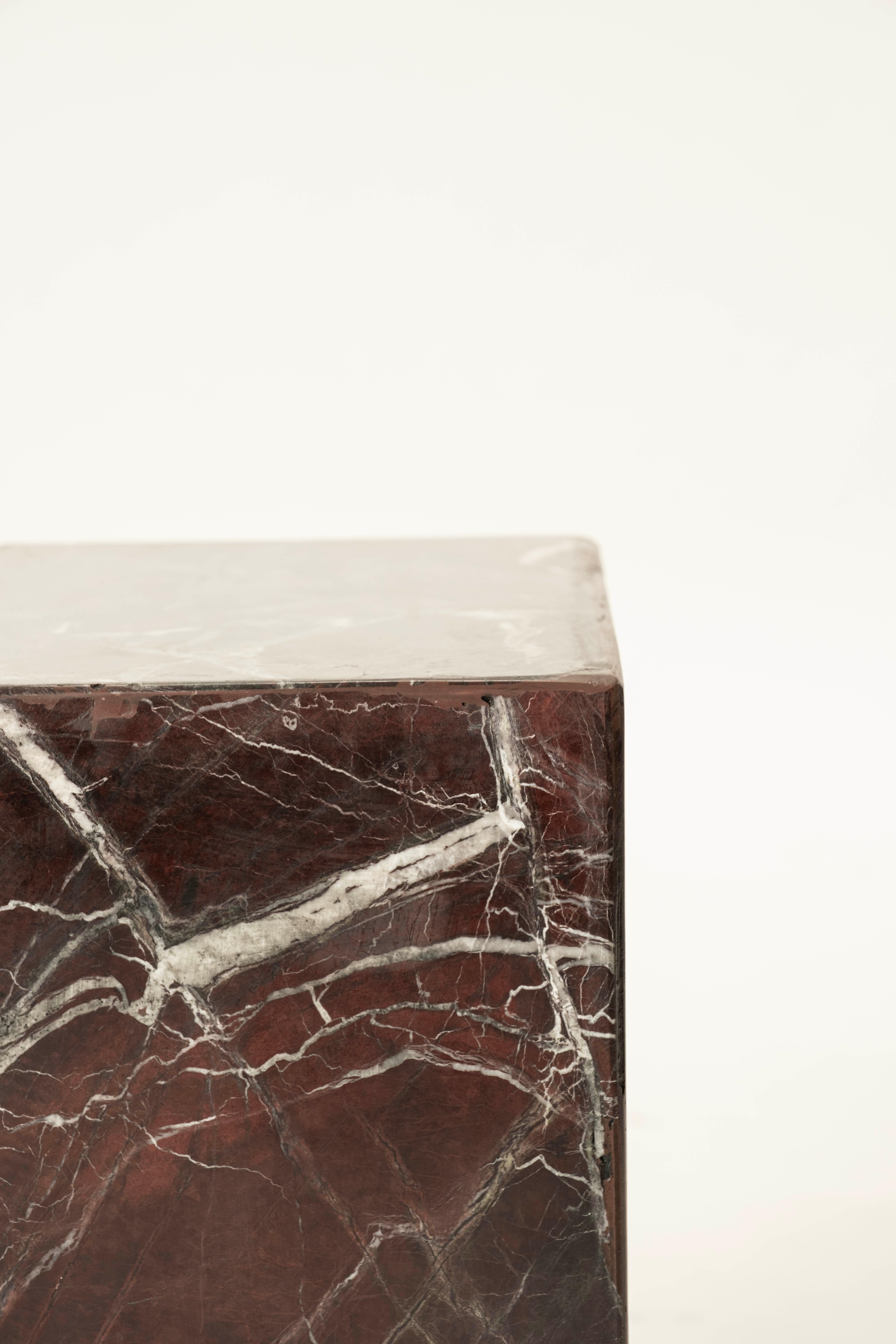 Mesa auxiliar cubista vintage Rosso Levanto en venta 2