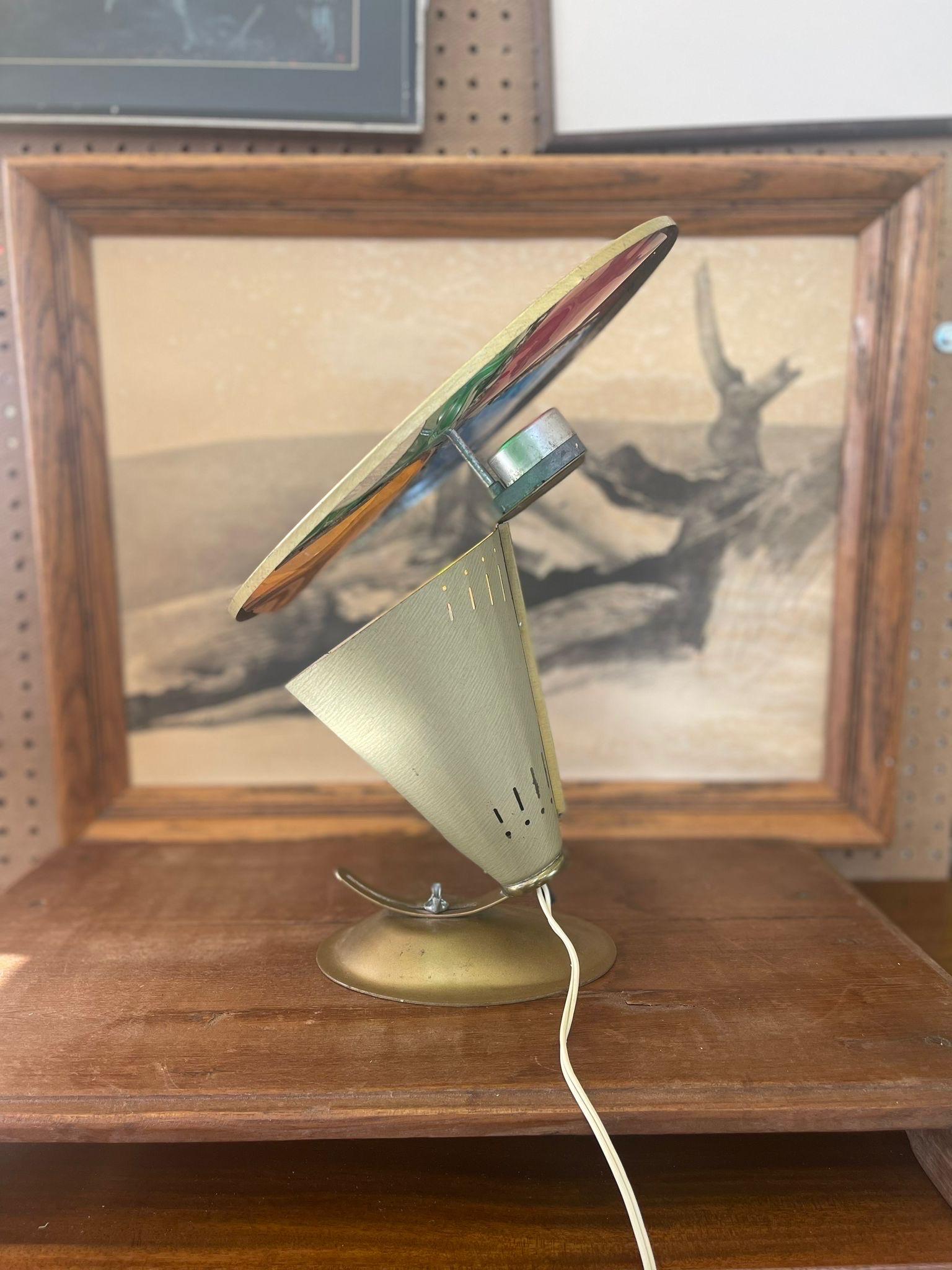 Rotating Projector-Lampe, Vintage (Metall) im Angebot
