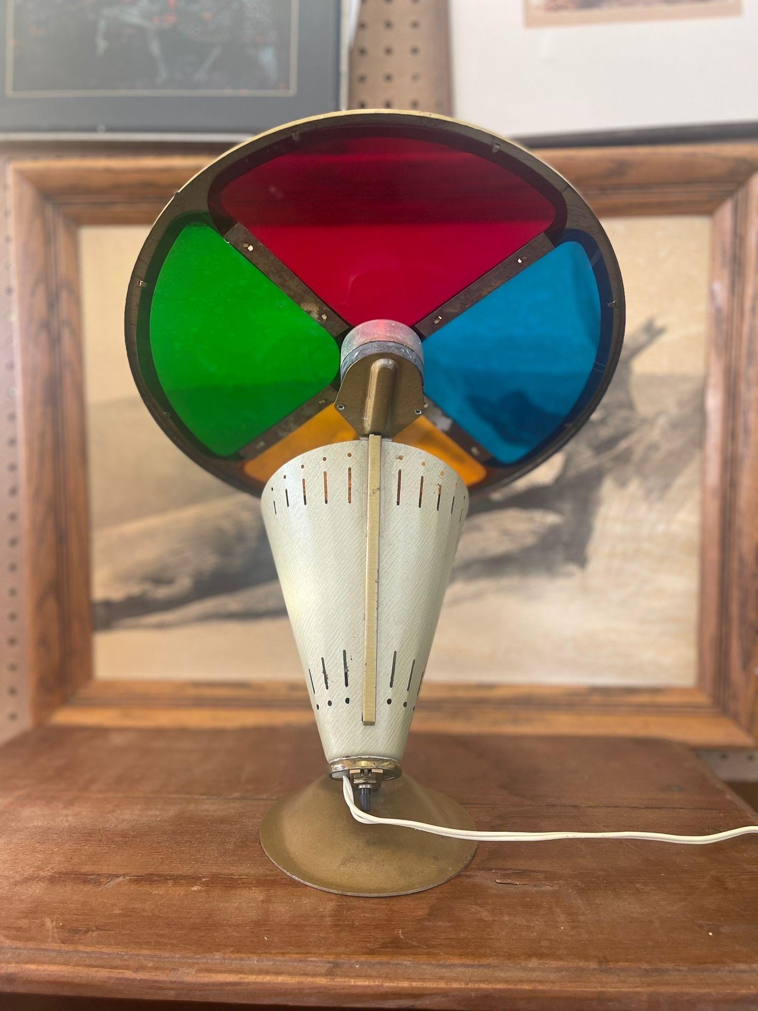 Vintage Rotating Projector Lamp For Sale 1