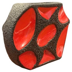 Vintage Roth Keramik Fat Lava "Brick" Vase, Model #310, West German, 1960s