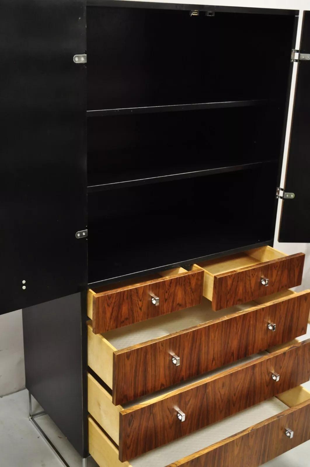 Dänische moderne Vintage-Kommode aus Rosenholz von Rougier, Mid-Century Modern, Vintage im Zustand „Gut“ im Angebot in Philadelphia, PA