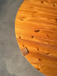 Table basse ronde vintage
