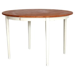 mesa de comedor redonda vintage  tabla  60s  Sueco