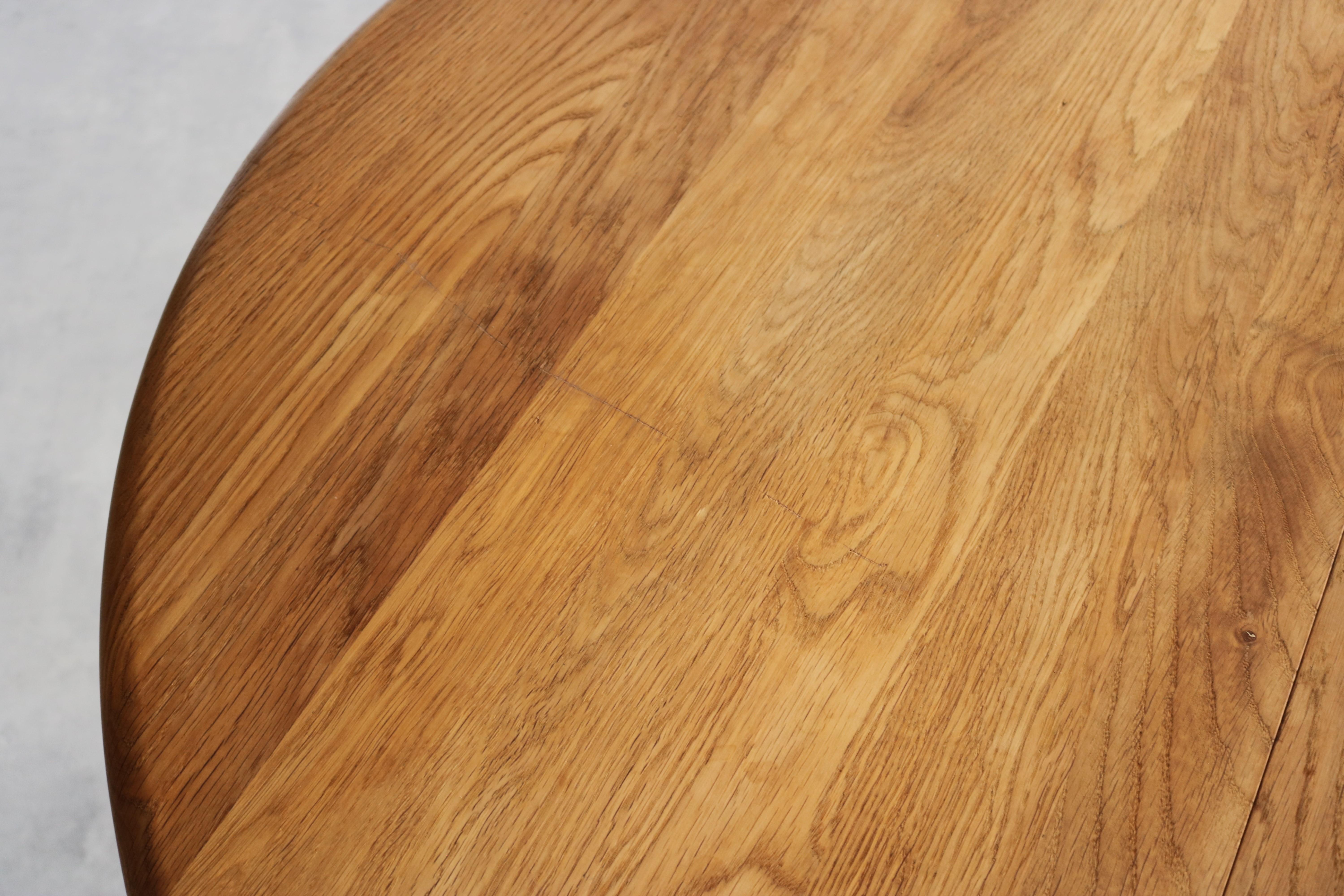 vintage round dining table  table  extendable  Denmark 2