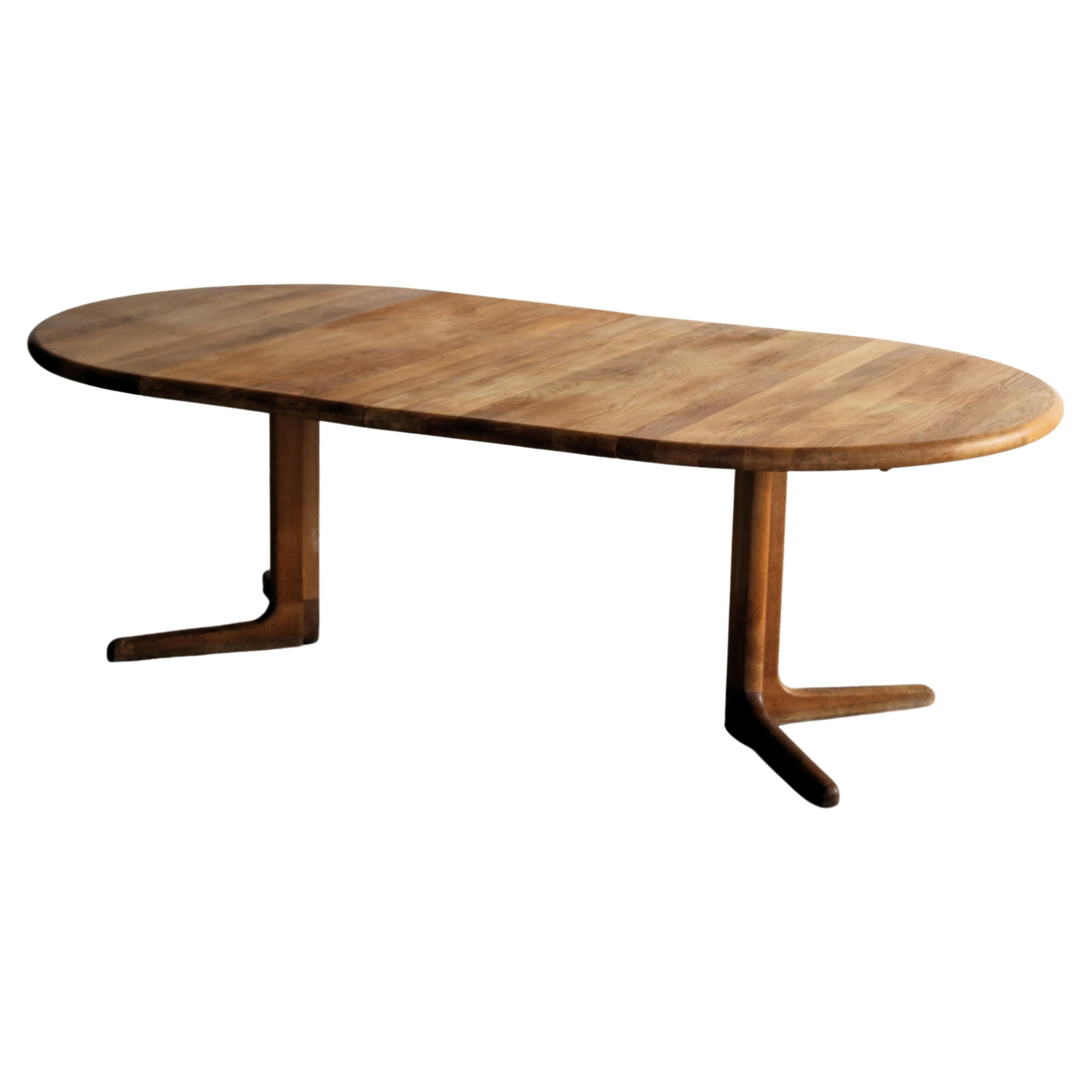 vintage round dining table  table  extendable  Denmark