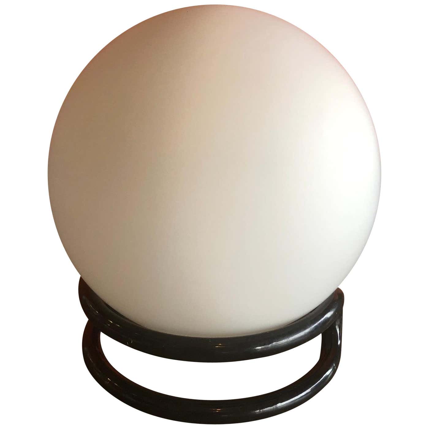 Vintage Round Glass Globe Table Lamp On Base At 1stDibs vintage-round-glass-globe-table-lamp-on-base-at-1stdibs