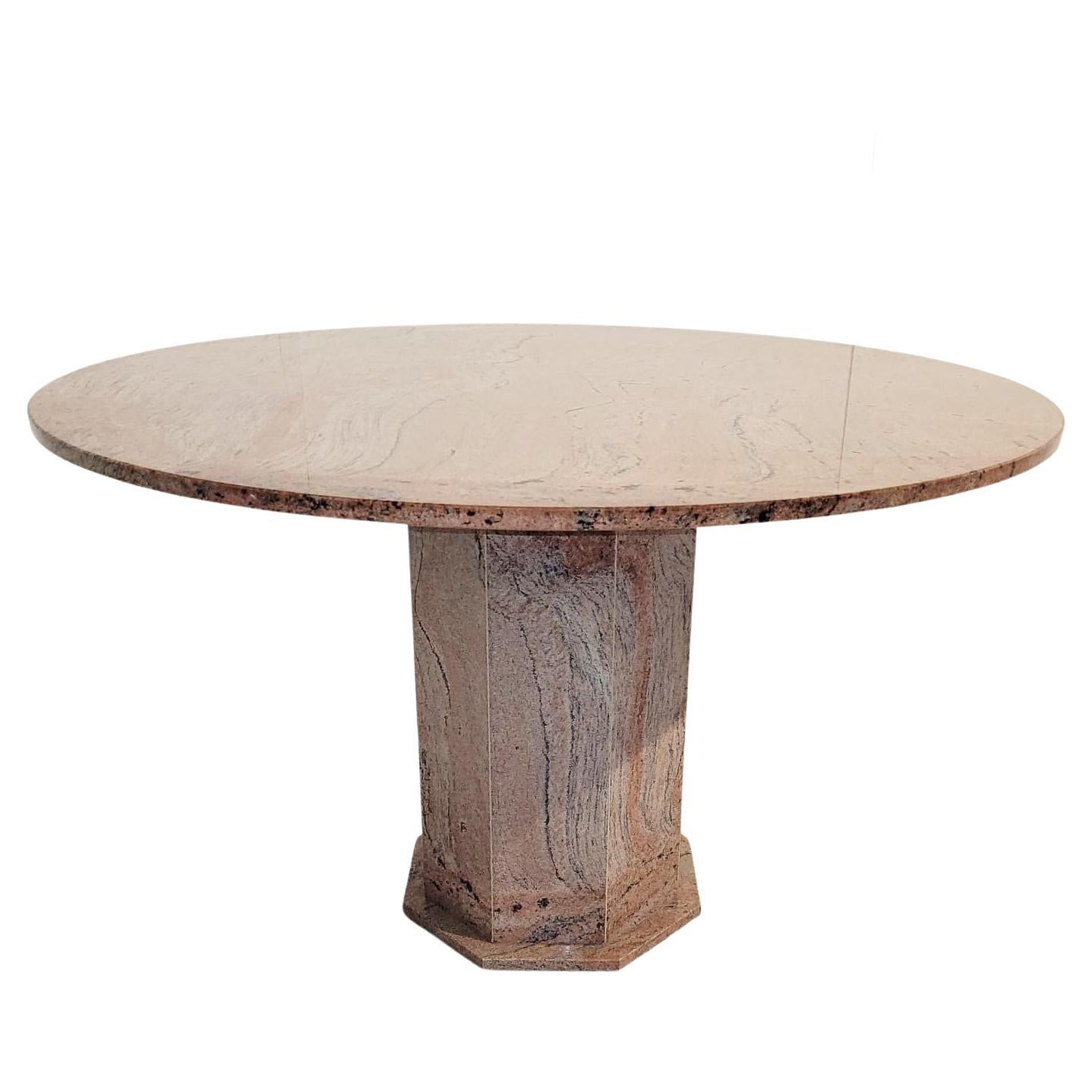 Granite Top Round Table 91 For Sale on 1stDibs round granite table