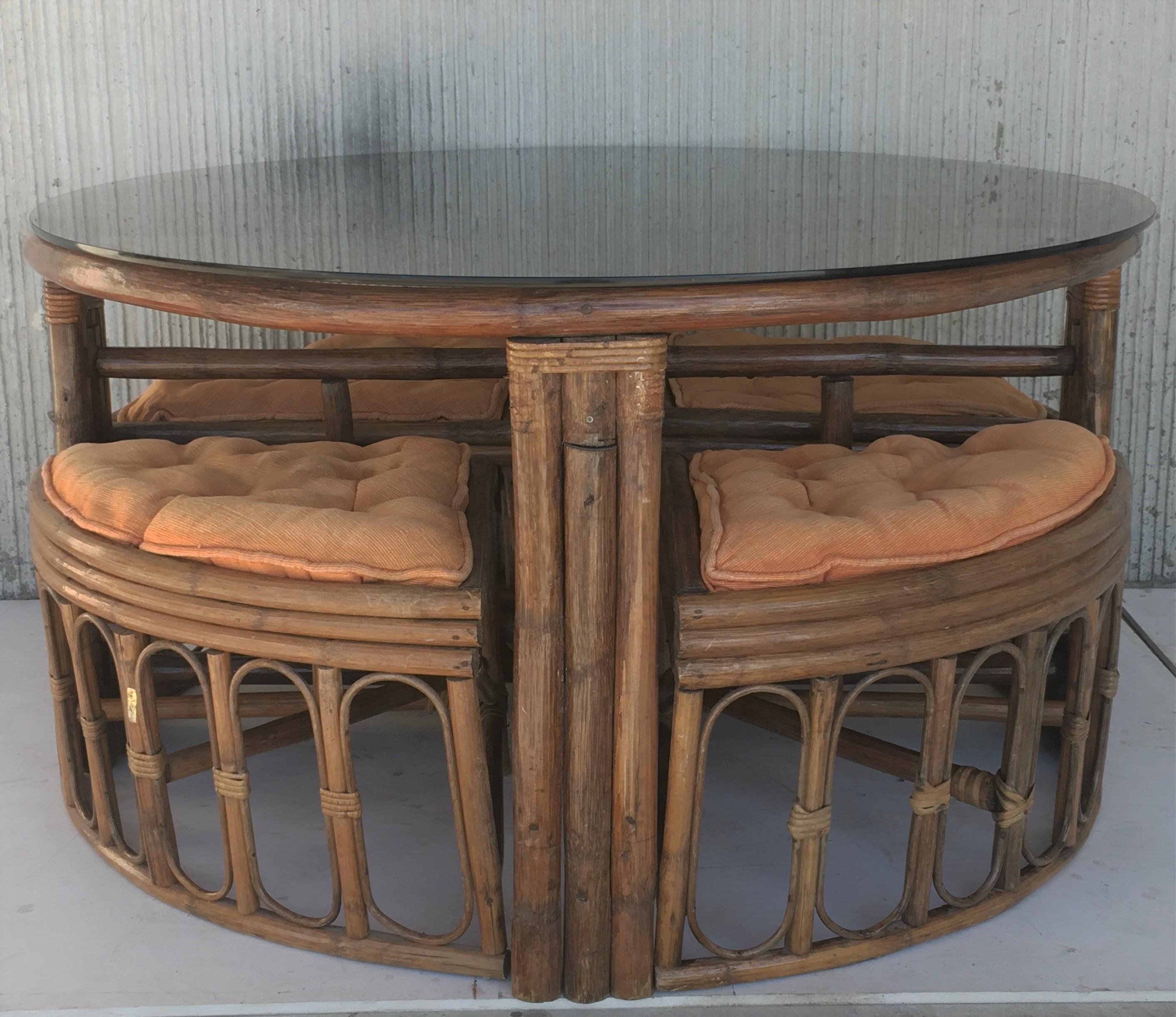 bamboo round table