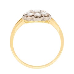 Edwardian 0.50ct Diamond Cluster Ring, circa 1910s