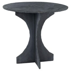 Vintage Round Slate Table