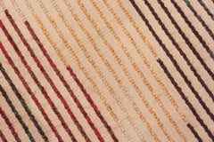 Vintage Round Swedish Rya Rug. Size: 6 ft x 6 ft