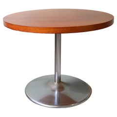 Vintage Round Tulip Coffee Table, model Polifoc by FOC, 1970's