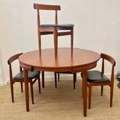 Vintage "Roundette" Teak Dining Set by Hans Olsen for Frem Rojle, Denmark 1960s