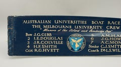 Vintage Rowing Trophy Blade 1955 Australian University Regatta