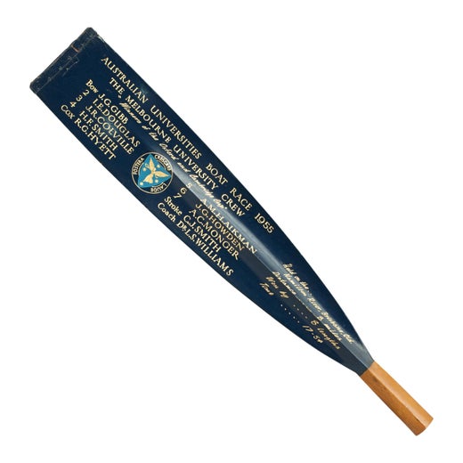Vintage Rowing Trophy Blade 1955 Australian University Regatta At