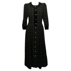 Vintage Rowlands of Bath Austrian Check Dress (Robe à carreaux autrichienne)