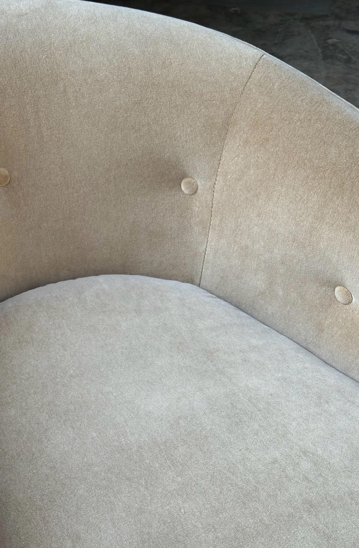 Américain Chaise longue pivotante et à bascule Roxy Vintage par Milo Baughman pour Thayer Coggin en vente