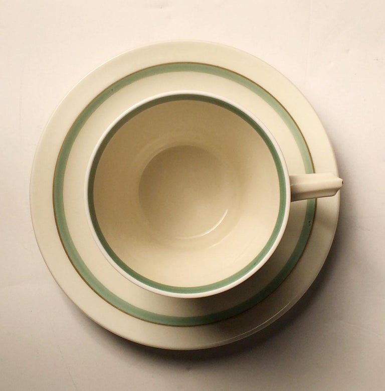 Vintage Royal Copenhagen Denmark Porcelain Coffee / Tea Service Set For Sale 8