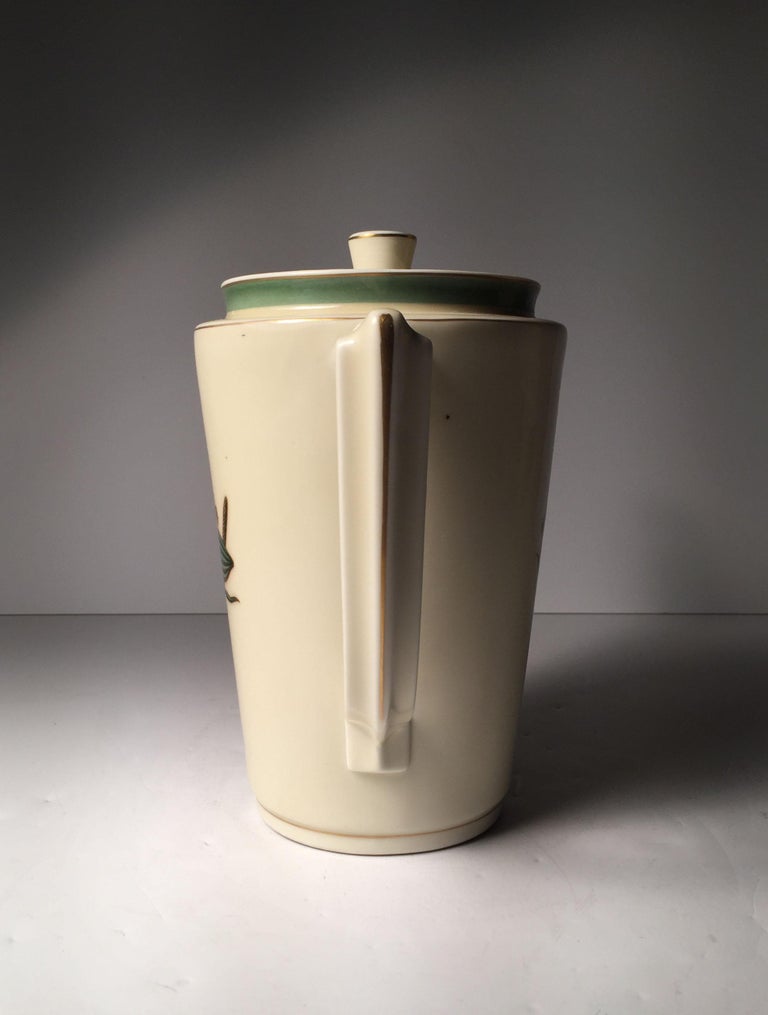 20th Century Vintage Royal Copenhagen Denmark Porcelain Coffee / Tea Service Set For Sale