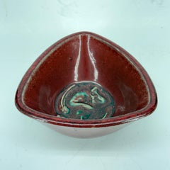 Cuenco vintage de cerámica esmaltada Royal Copenhagen, Jais Nielson Años 30-1940