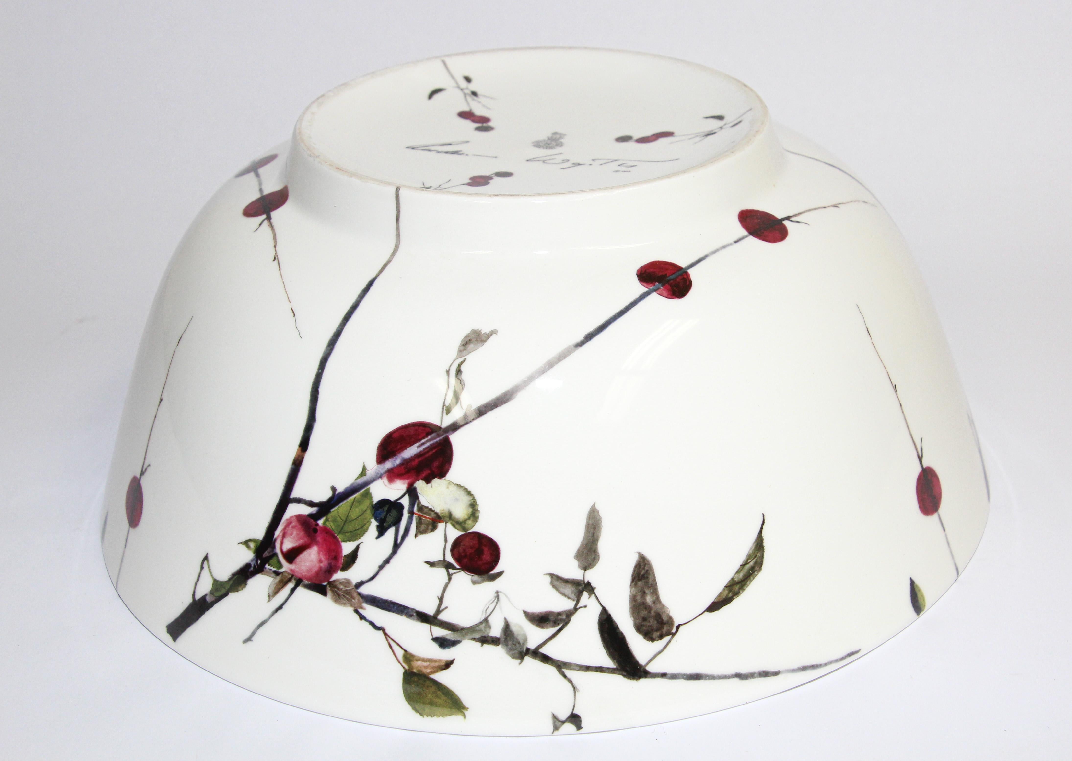 Cuenco de porcelana Royal Doulton diseñado por Andrew Wyeth Inglaterra 1973 en venta 7
