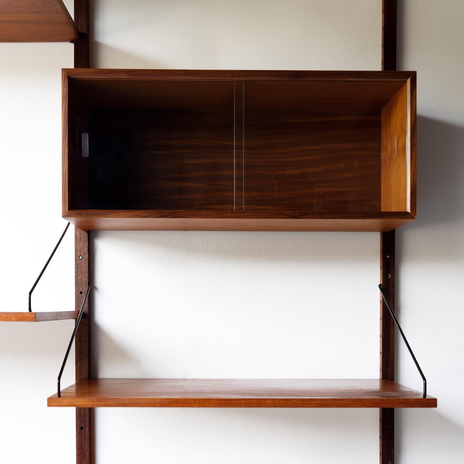 Vintage 'Royal System' Teak Modular Wall Shelving Unit By Poul Cadovius For Cado 3