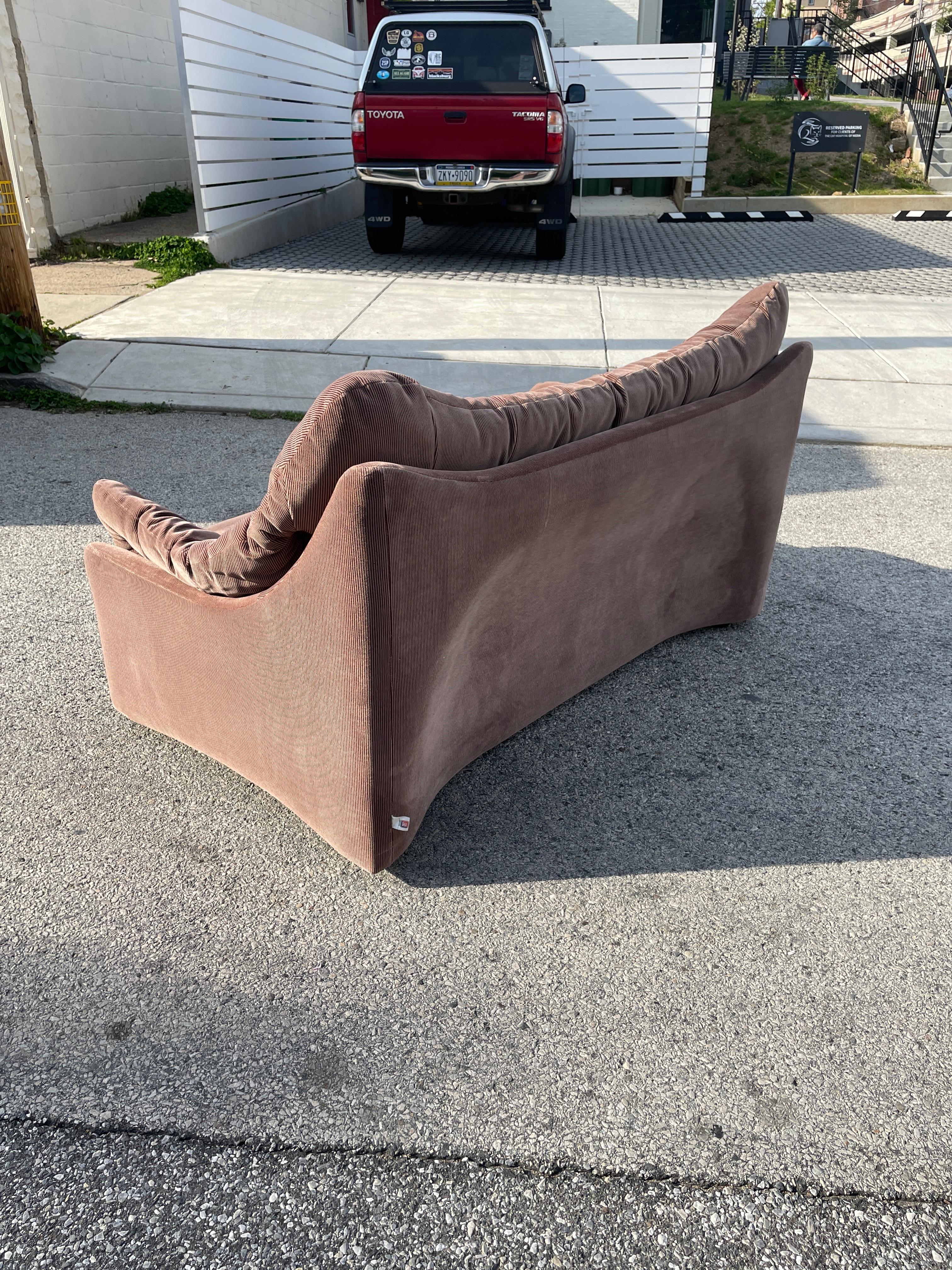 vintage corduroy couch