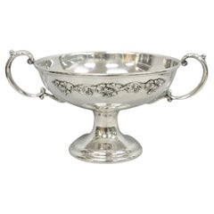 Vintage RS Co Sheffield Silver Plated Trophy Cup Pedestal Compote Fruit Bowl