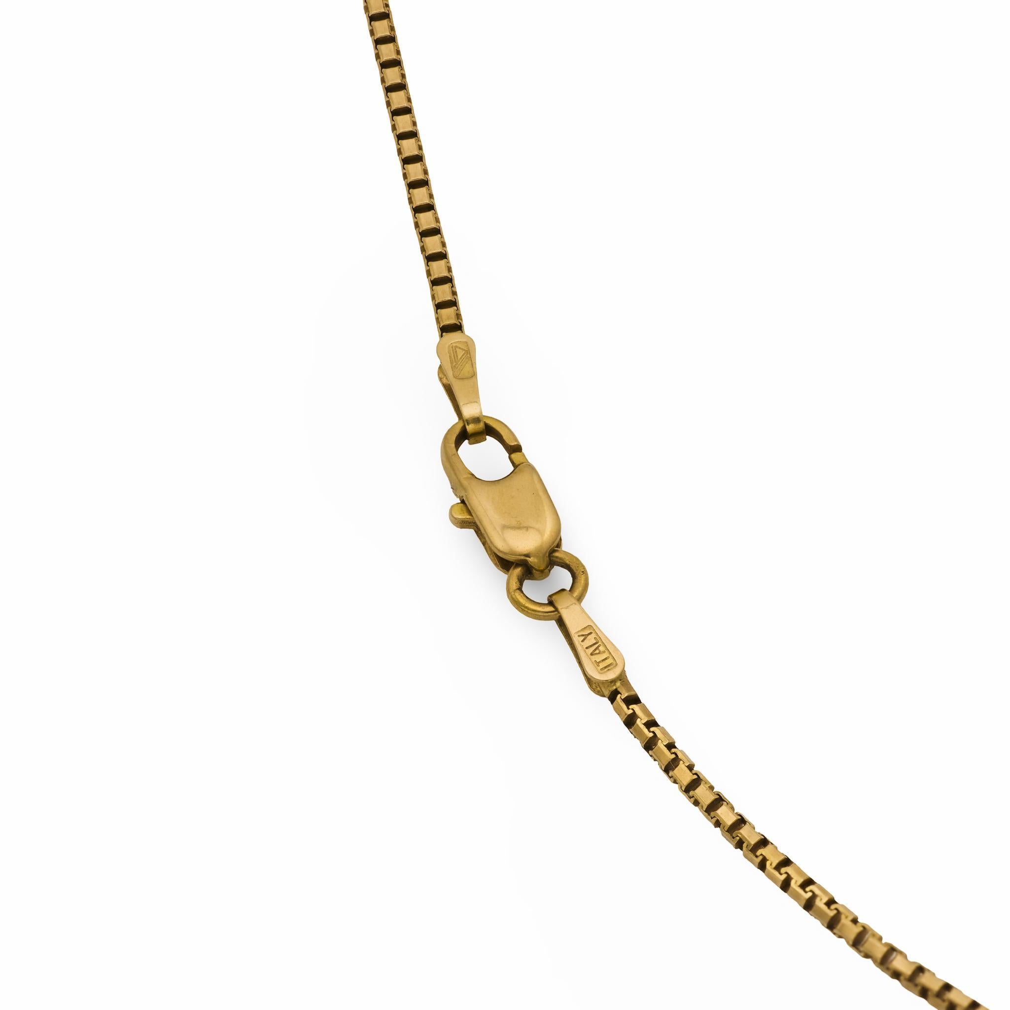 Contemporain Vintage rubis Collier poisson articulé en or jaune 18k en vente