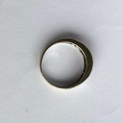 Vintage Ruby and 18 Carat White Gold 1/3 Eternity Band