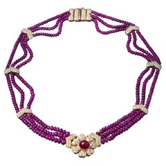 Diamond Multi-Strand Necklaces