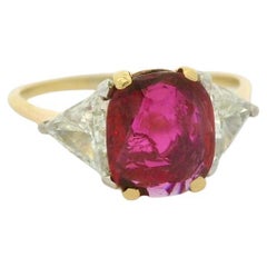 Vintage Ruby and diamond ring