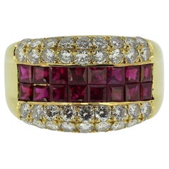 Vintage Ruby and Diamond Ring