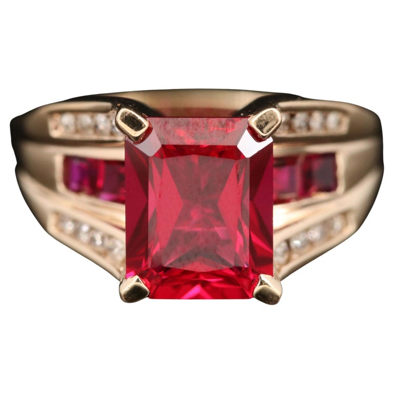 mens ruby and diamond wedding band