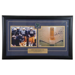 Rudy Ruettiger n°45 Notre Dame Football signé photo 27 po