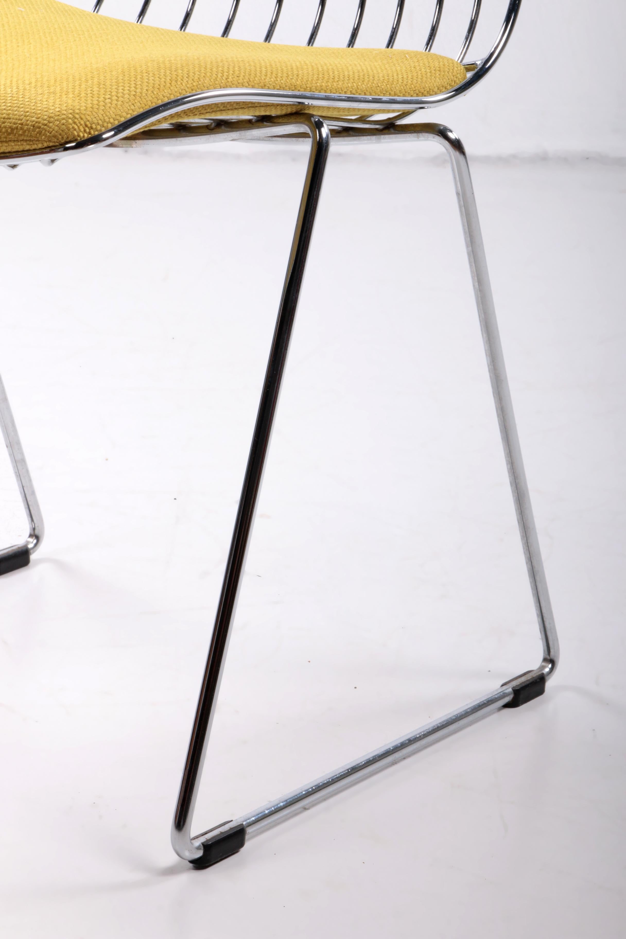 Chaises de salle à manger vintage Rudy Verelst pour Novalux set 6, Belgique 3