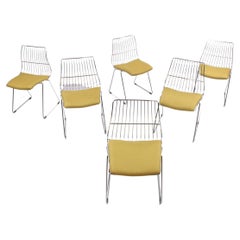 Lot de 6 chaises de salle à manger vintage Rudy Verelst pour Novalux, Belgique