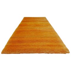 Vintage Rug Carpet Tapsitry Gamba Orange by Jan Kath Design