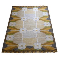 Vintage rug "Dellen" by Ingegerd Silow.