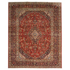 Handgefertigter Teppich aus Teppich  Großer roter orientalischer Woll-Woll-Wollteppich