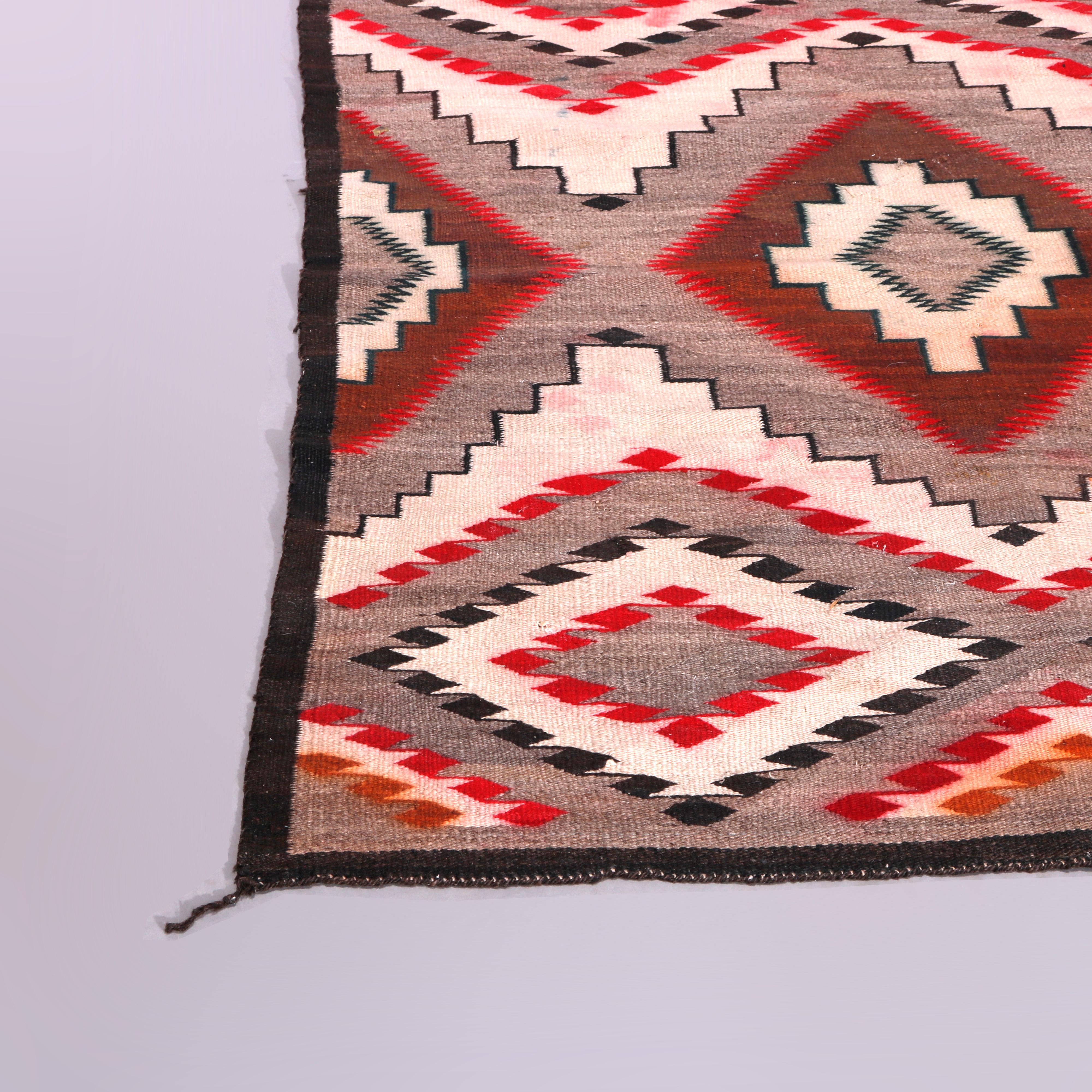 American Vintage Rug in the Manner of Ganado Navajo Weaving, 20th Century