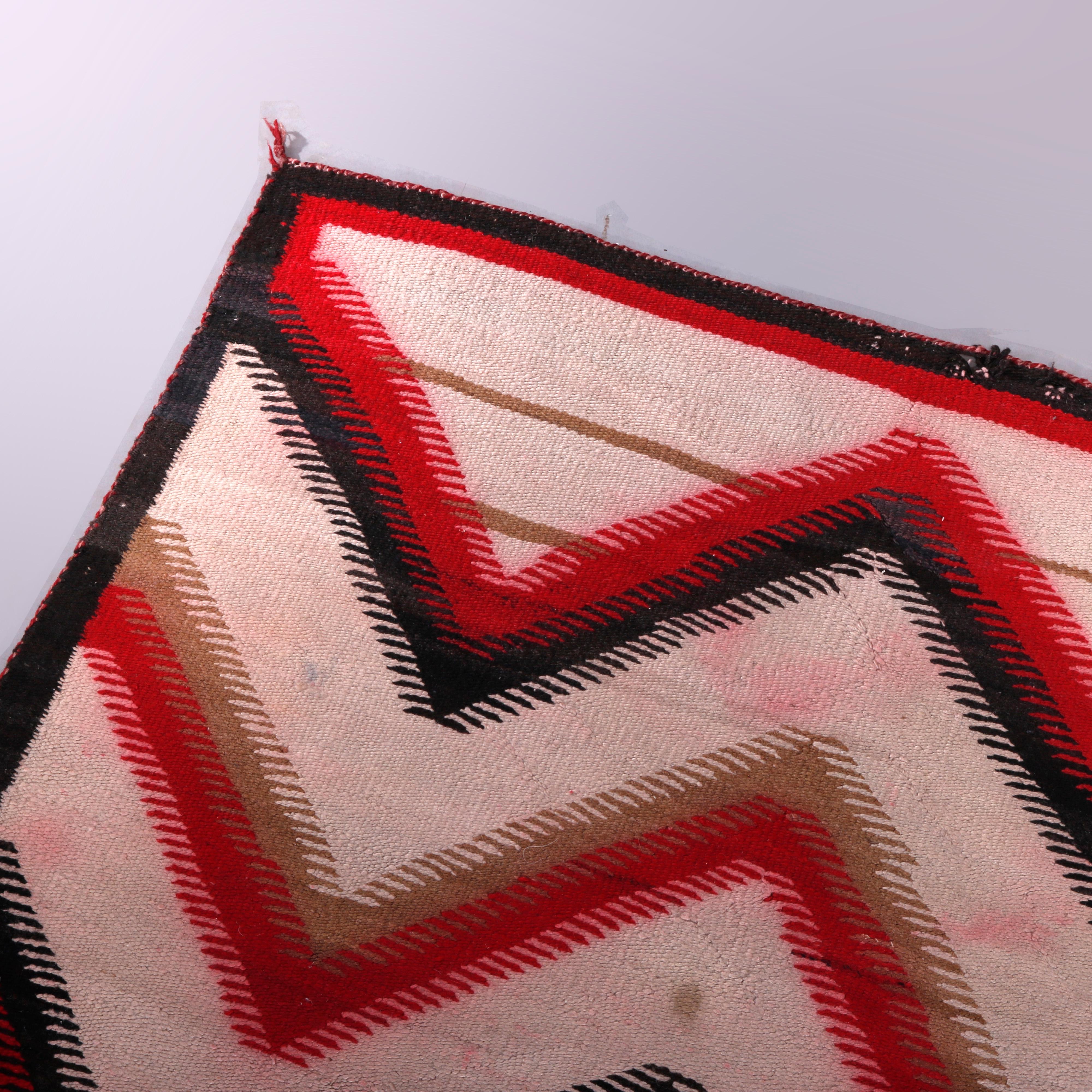 American Vintage Rug in the Manner of Ganado Navajo Weaving, 20th Century