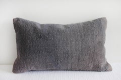 Vintage Rug Lumbar Pillow in Faded Indigo