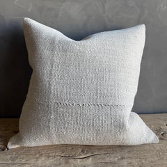 Vintage Rug Pillow Cover with Original Seams