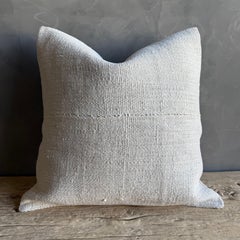 Vintage Rug Pillow Cover with Original Seams