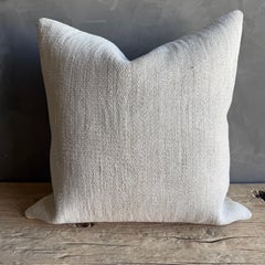 Funda de cojín de alfombra vintage con costuras originales