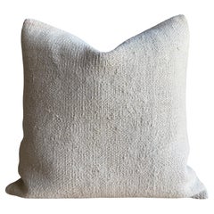 Funda de cojín de alfombra vintage con costuras originales